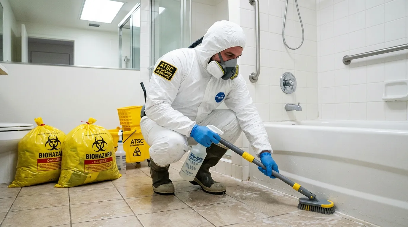 Decontamination equipment deployed for Blood Cleanup in Norristown